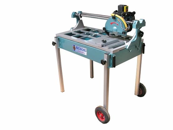 TILE SAW- MACHINED WORKING TABLE GUIDED